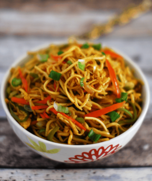 Vegetable Hakka Noodles