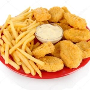 Chicken nuggets and fries