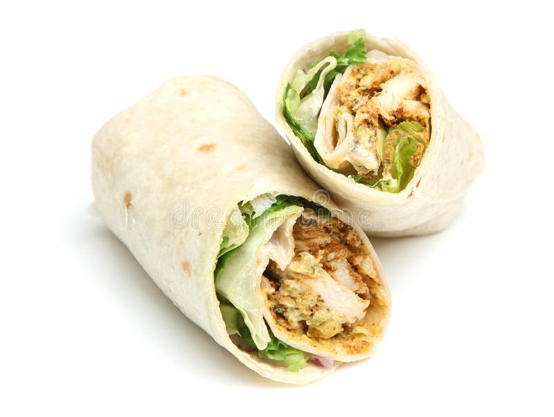Chicken tikka wrap